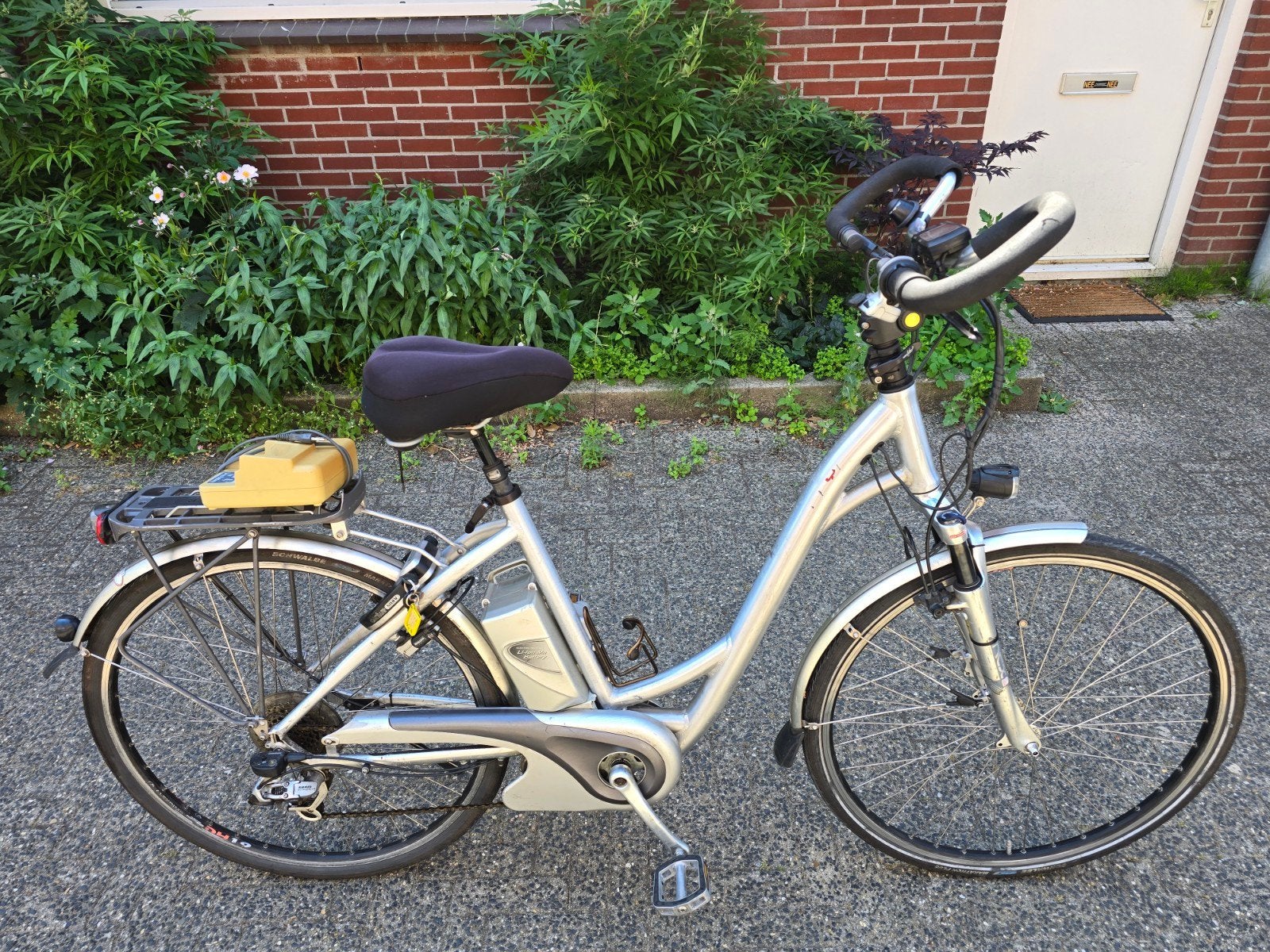 28 inch nette fijn rijdende flyer electrische damesfiets 24v, Fietsen en Brommers, Elektrische fietsen, Gebruikt, 47 tot 51 cm