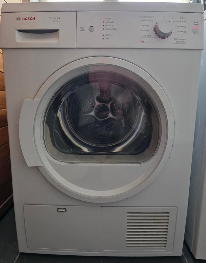 Bosch condensdroger WTE861S2NL, Ophalen, 6 tot 8 kg, Gebruikt, 85 tot 90 cm