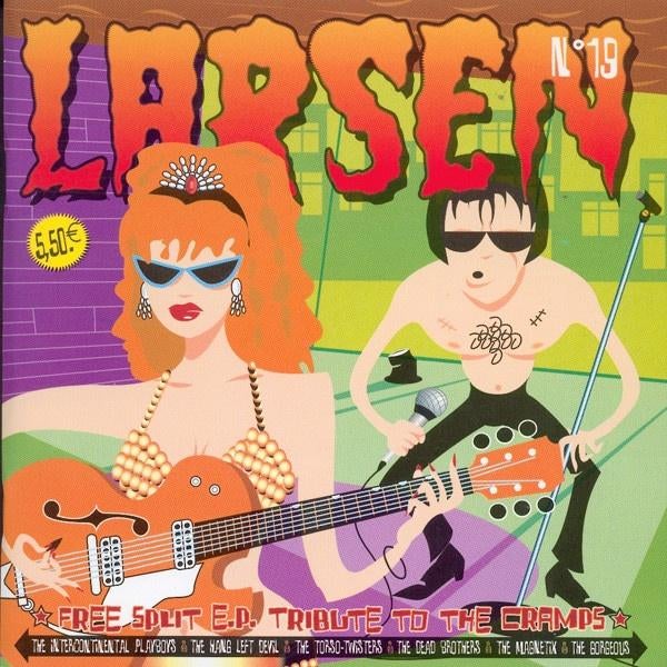larsen 17 magazine-tribute to the cramps single-garage/punk, Verzenden, 7 inch, Single, Zo goed als nieuw