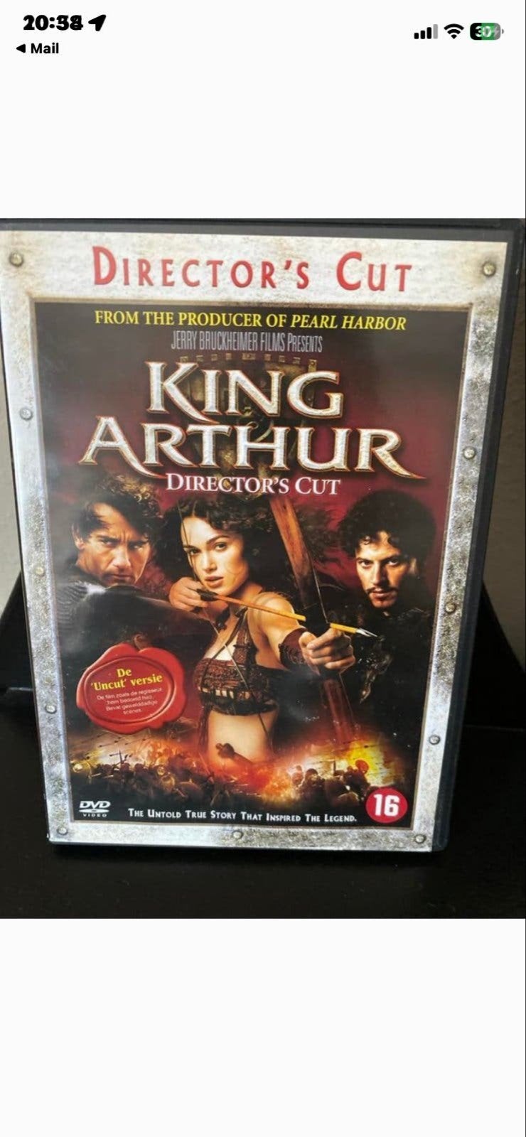 King Arthur Director's Cut DVD - Actie/Avontuur, Vanaf 16 jaar, Nederlands, Ophalen of Verzenden, Gebruikt