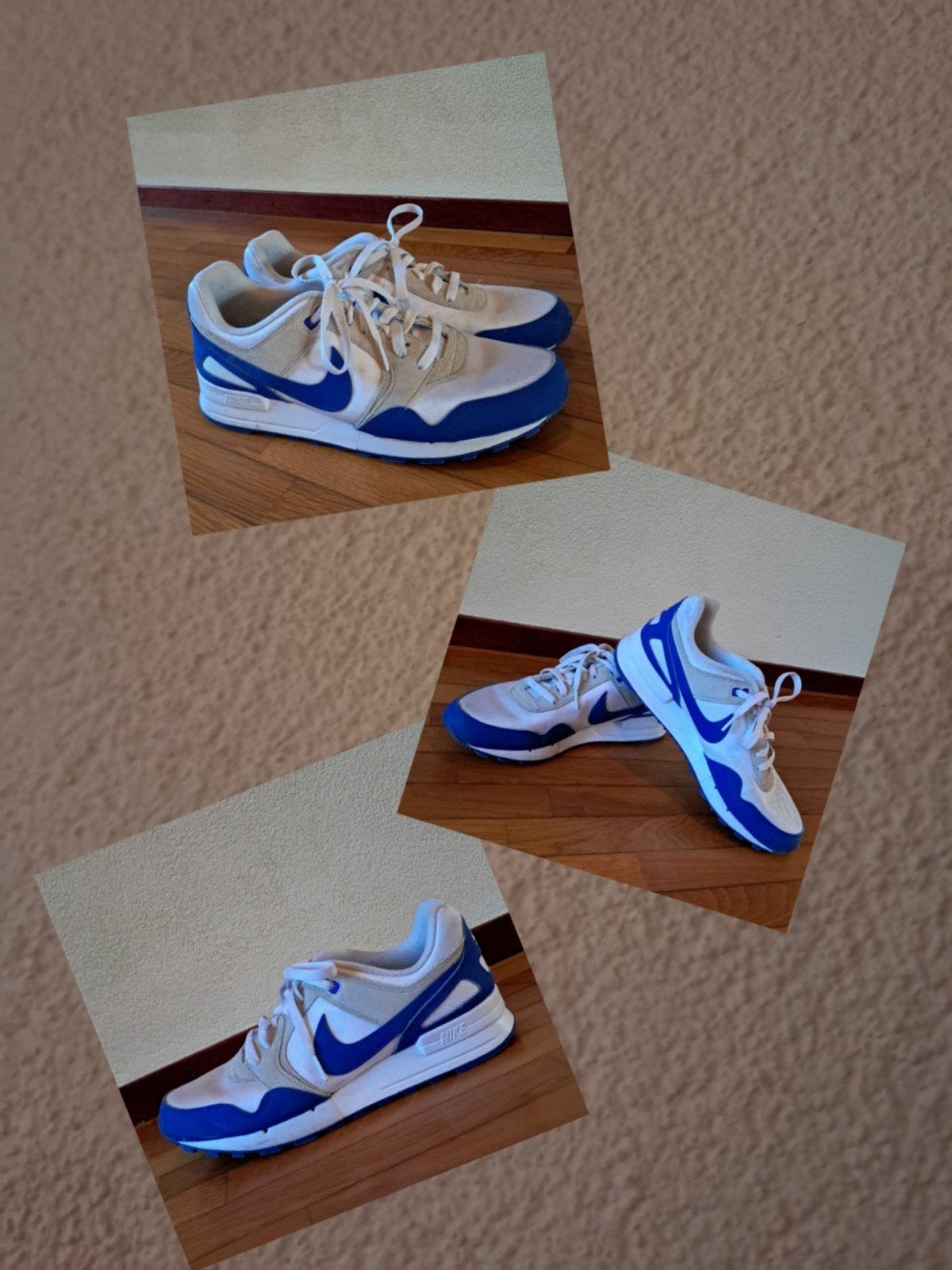 Mooie Nike Air Pegasus '89 "Racer Blue" sneakers maat 42,5, Wit, Nike, Ophalen of Verzenden, Sneakers of Gympen