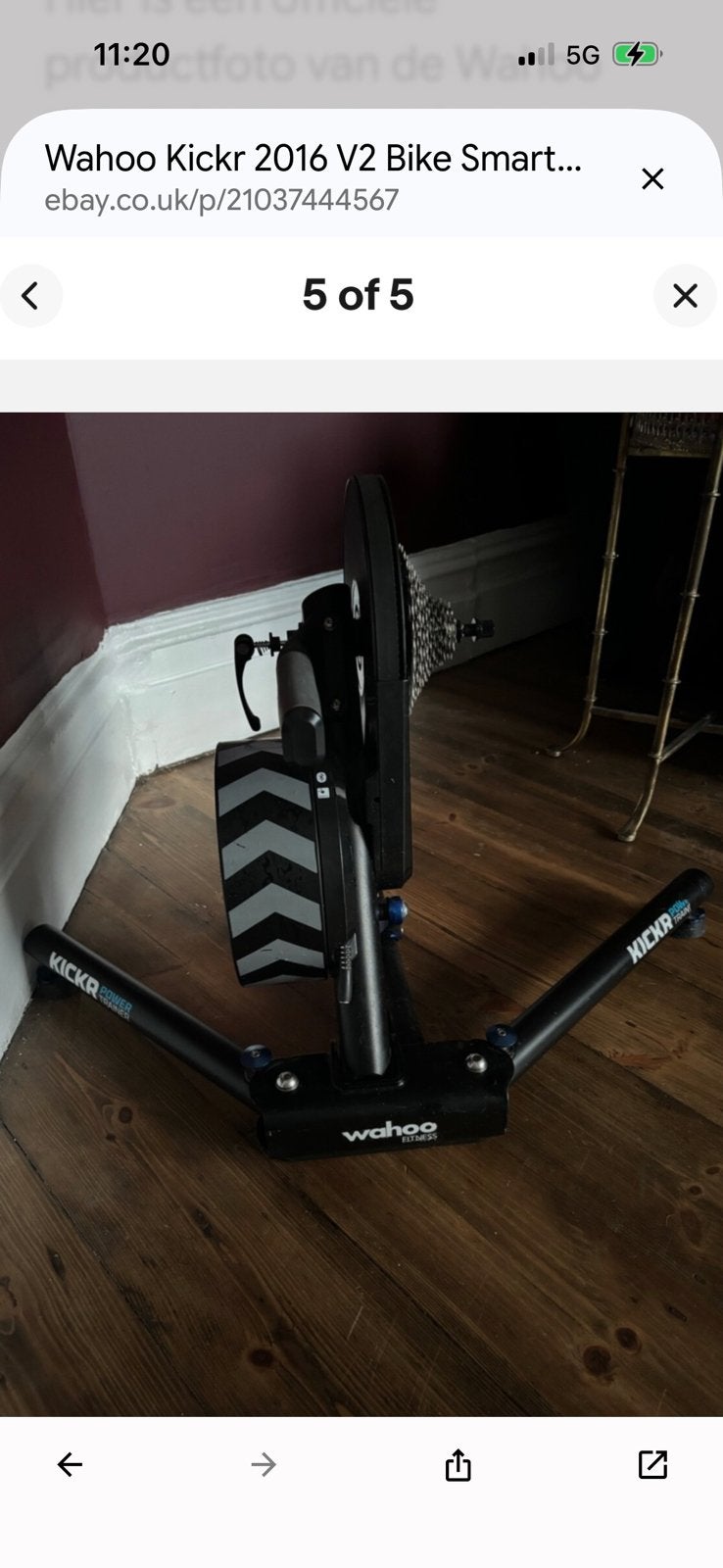 Wahoo Kickr Power Trainer V2  NIEUW, Ophalen, Nieuw, Overige typen