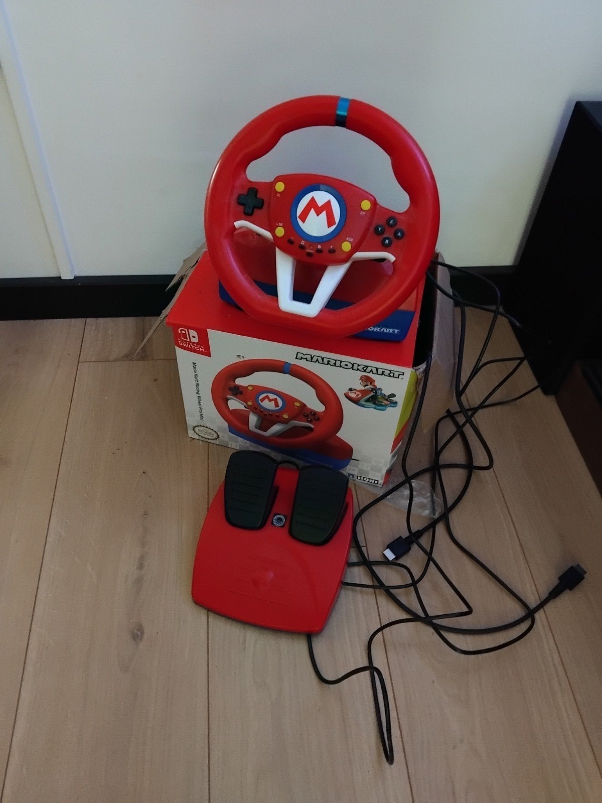 Mario Kart Racestuur met Pedalen voor Nintendo Switch, Ophalen