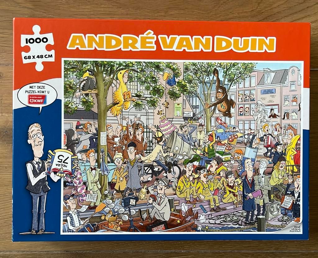 Puzzel Andre van Duin 1000 stukjes, Ophalen of Verzenden, 500 t/m 1500 stukjes, Zo goed als nieuw