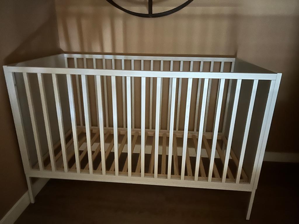 licht grijs kidsmill voor baby of peuter 70x140, Ophalen, Gebruikt, Ledikant