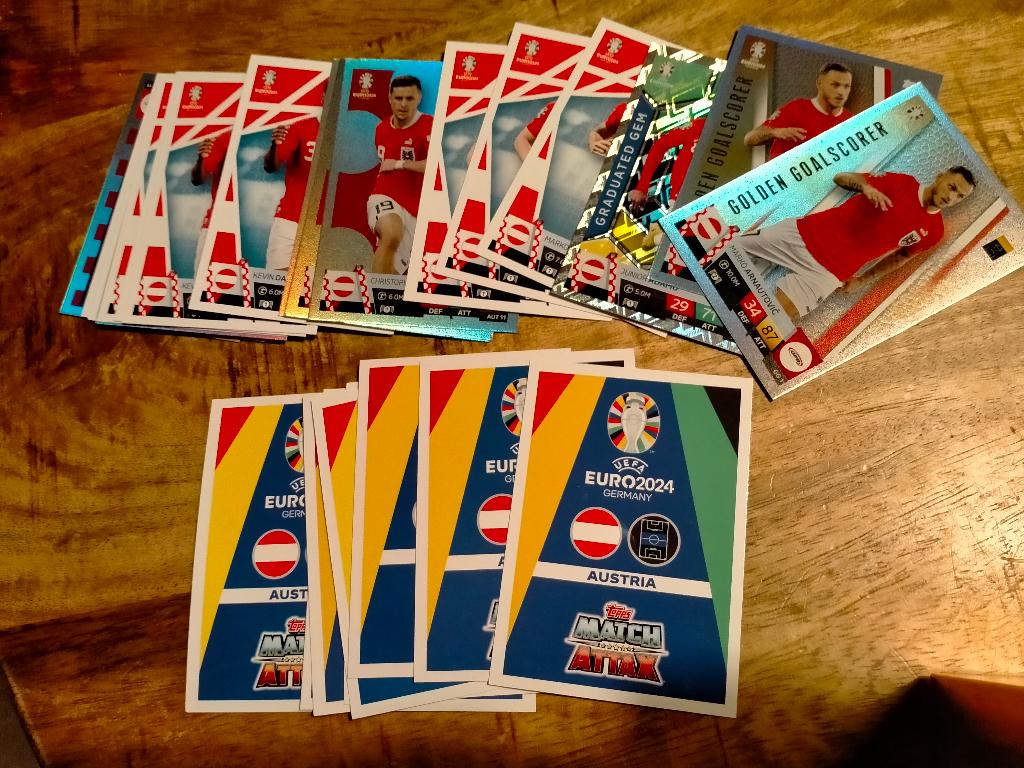 Uefa EURO2024 Euro 2024 Match Attack Topps kaarten voetbal, Ophalen of Verzenden, Zo goed als nieuw
