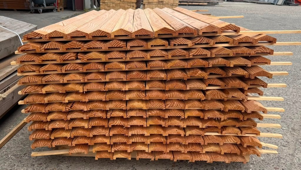 Afdeklatten douglas piramidemodel 180cm, Ophalen, Nieuw, Minder dan 180 cm, Planken