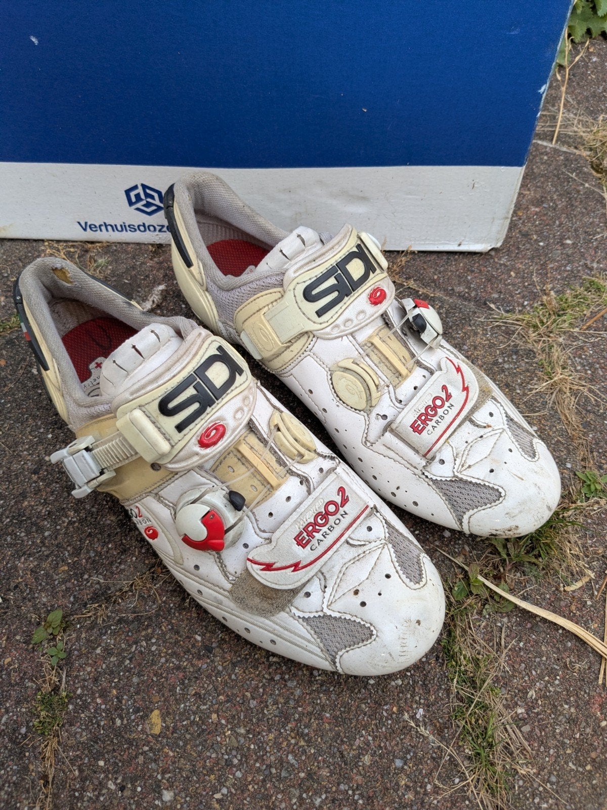Sidi Ergo 2 Carbon fietsschoenen mt 42, Gebruikt, Schoenen, Overige maten, Ophalen of Verzenden