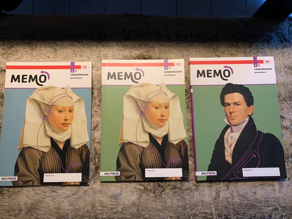 Memo Geschiedenis VWO/ GYMNASIUM 1A/B en 2B, Boeken, Schoolboeken, Ophalen of Verzenden, Zo goed als nieuw, VWO, Geschiedenis