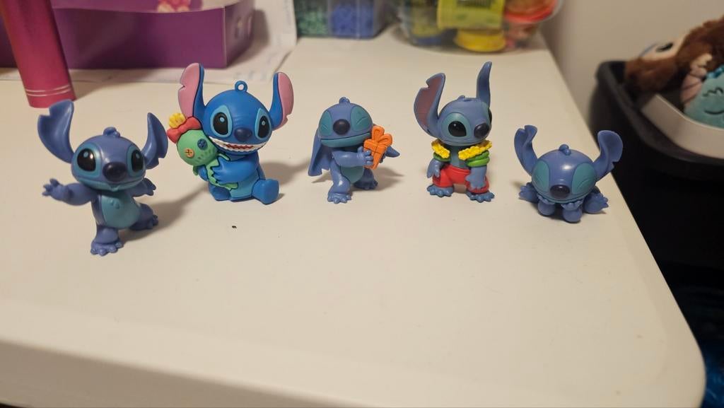 Stitch figuren, Verzamelen, Smurfen, Ophalen, Zo goed als nieuw