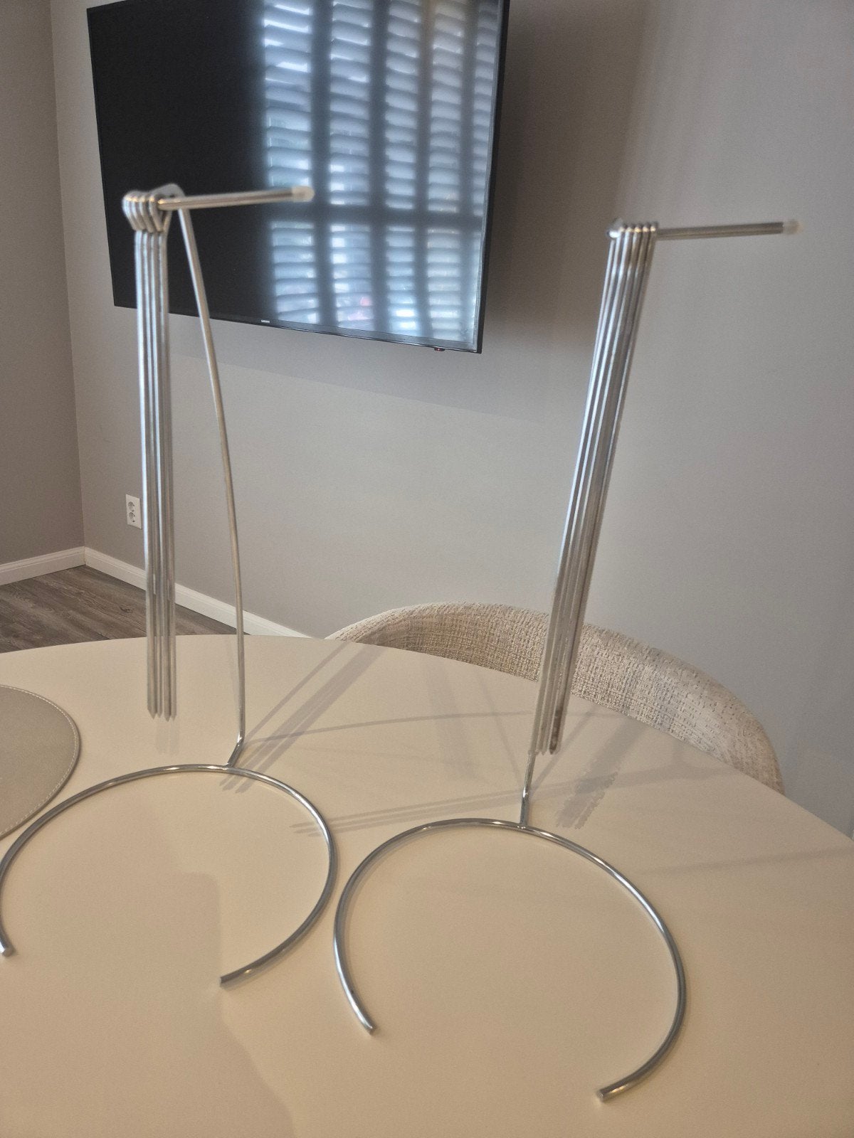Ophang/serveertoren voor BBQ vlees - 48 cm hoog, Overige materialen, Overige typen, Ophalen of Verzenden, Zo goed als nieuw