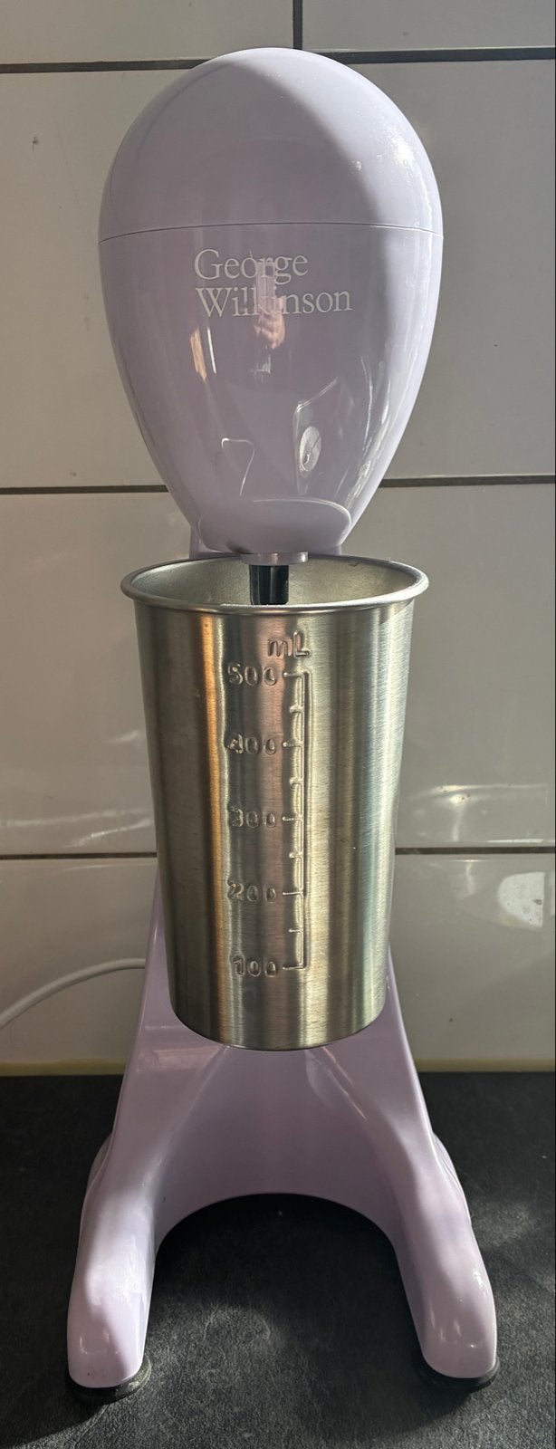 George Wilkinson Milkshake Maker - Lavendel, Minder dan 1 liter, Ophalen of Verzenden, Zo goed als nieuw, 1 snelheid