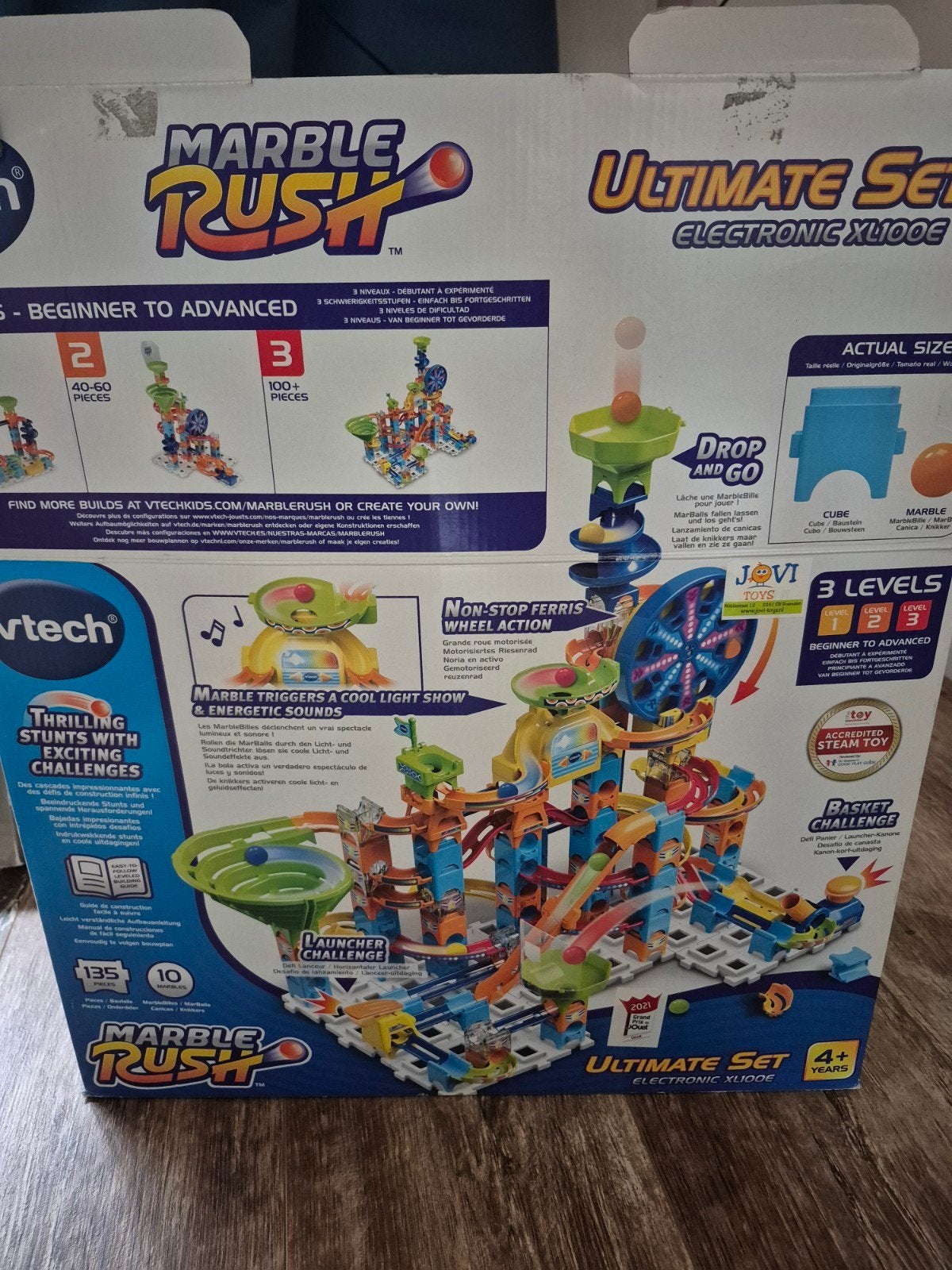VTech Marble Rush Ultimate Set XL100E knikkerbaan, Ophalen, Zo goed als nieuw, Overige merken
