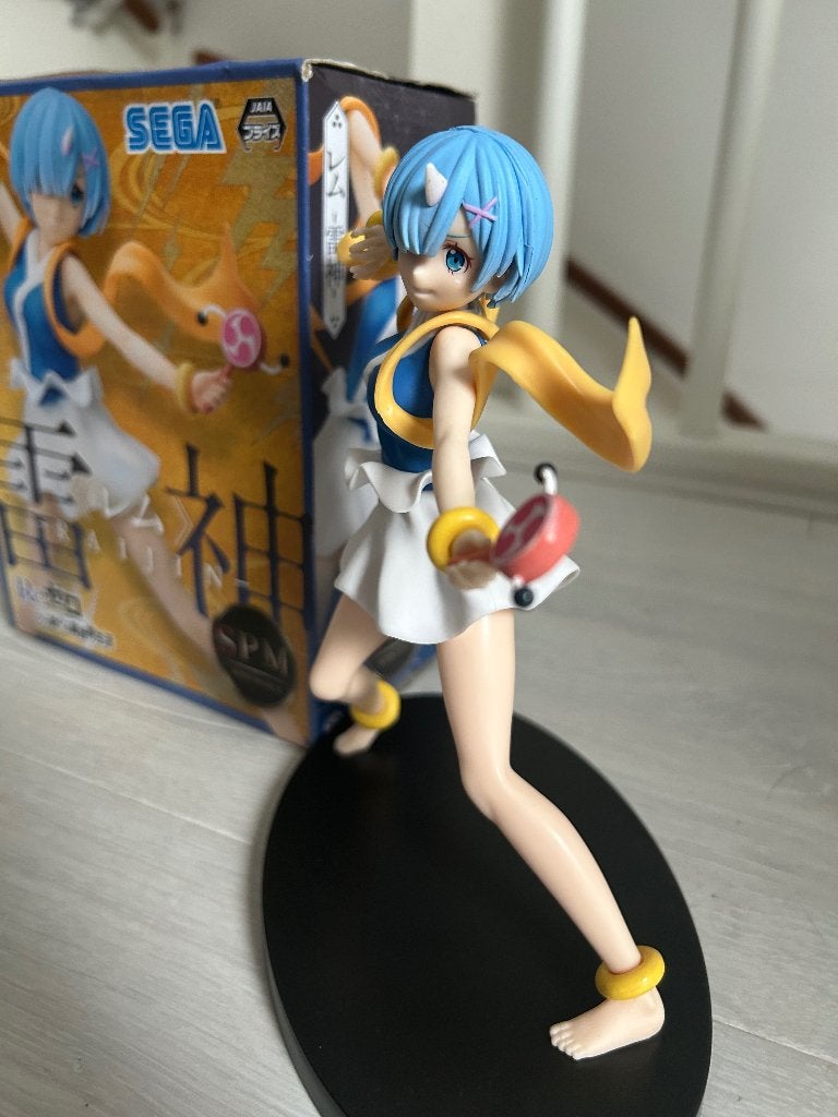 Rem anime figure wind god, Ophalen of Verzenden, Zo goed als nieuw