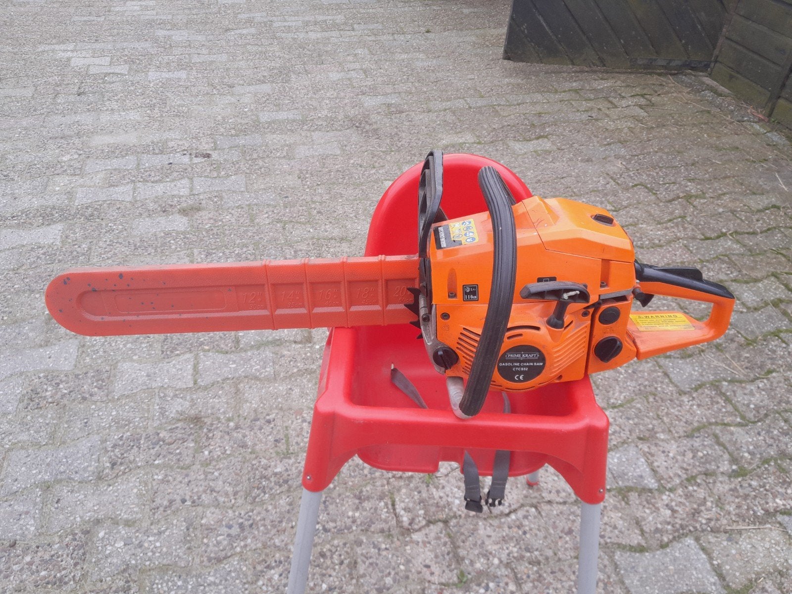 Kettingzaag - 50cm zaagblad, weinig gebrui, Ophalen, Zo goed als nieuw, Kettingzaag, Prime Kraft