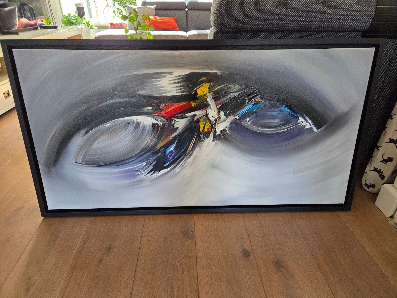Abstract Schilderij  Genadyj (Gena) 120x60, Ophalen
