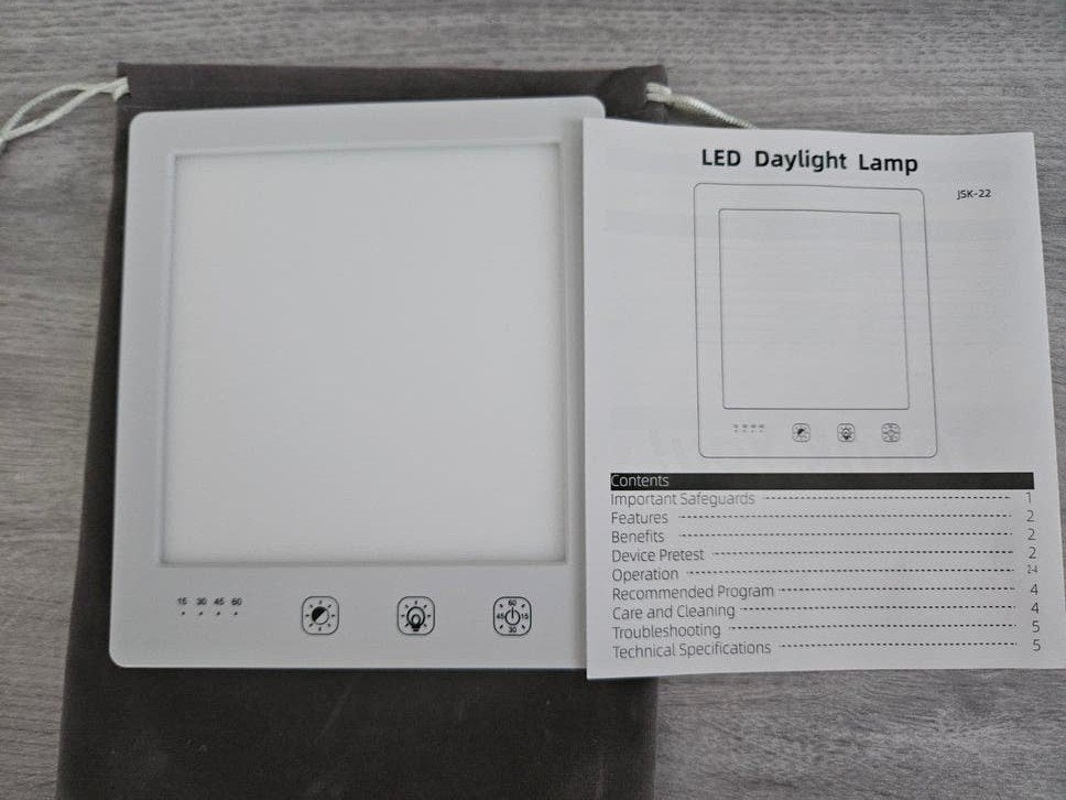 Lichttherapie lamp/LED Daylight Lamp, Ophalen of Verzenden, Zo goed als nieuw