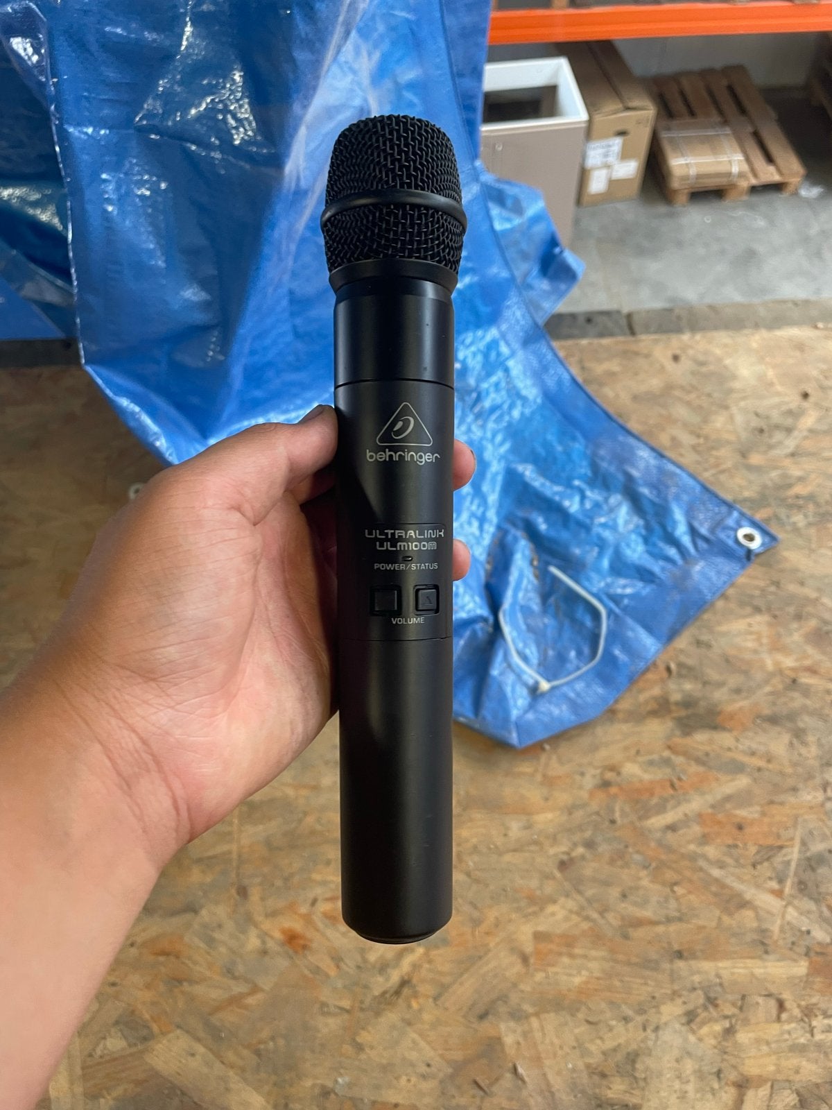 Behringer Ultralink ULM100M Draadloze Microfoon, Muziek en Instrumenten, Microfoons, Ophalen of Verzenden, Gebruikt, Zangmicrofoon
