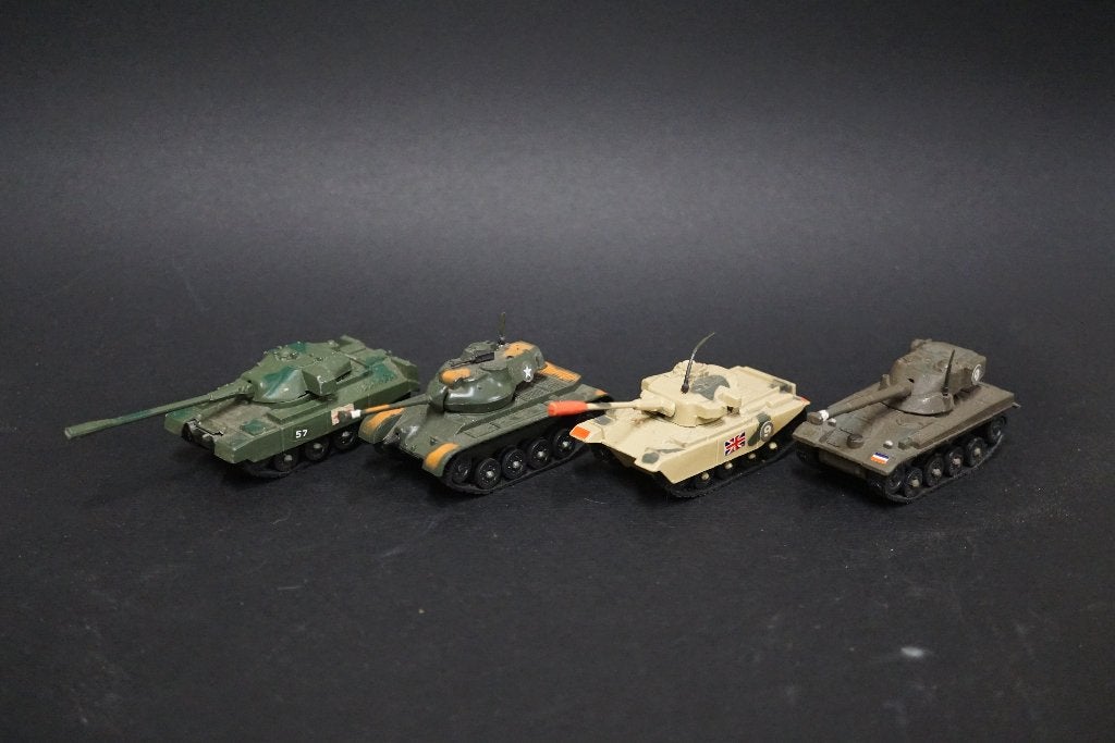 4 Wheeler tanks (Patton, AMX, Chieftain, Centurion), Ophalen of Verzenden, Auto