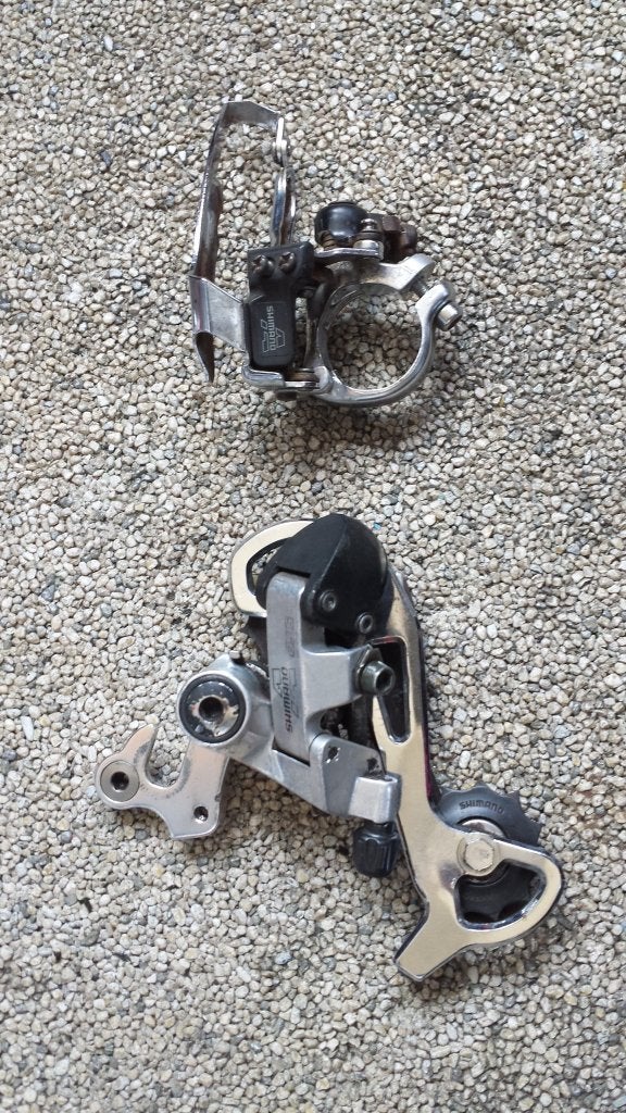 derailleur achterderailleur voorderailleur shimano 8 speed 3, Fietsen en Brommers, Fietsonderdelen, Ophalen, Gebruikt, Kinderfiets