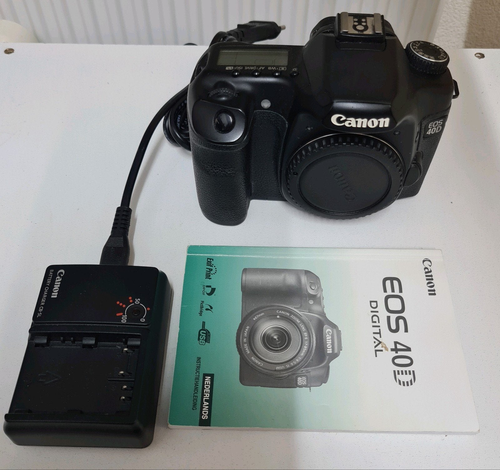 Canon body eos40d met gebruiksaanwijzing, Ophalen of Verzenden, Canon, Geen optische zoom