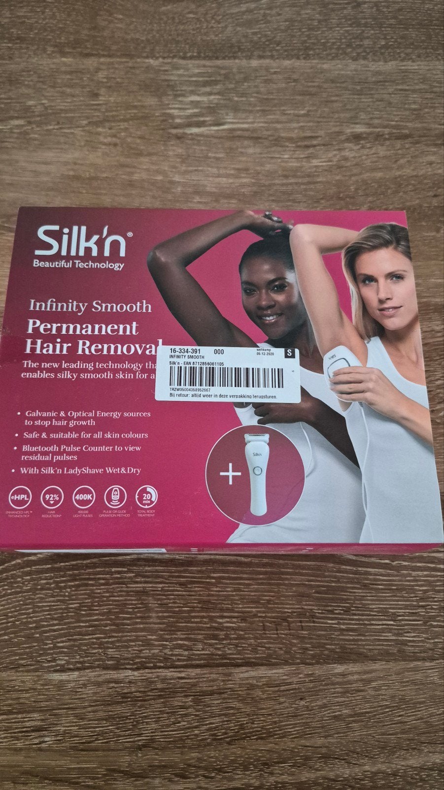 Silk’n Infinity Smooth IPL ontharingsapparaat + LadyShave –, Witgoed en Apparatuur, Persoonlijke-verzorgingsapparatuur, Ophalen