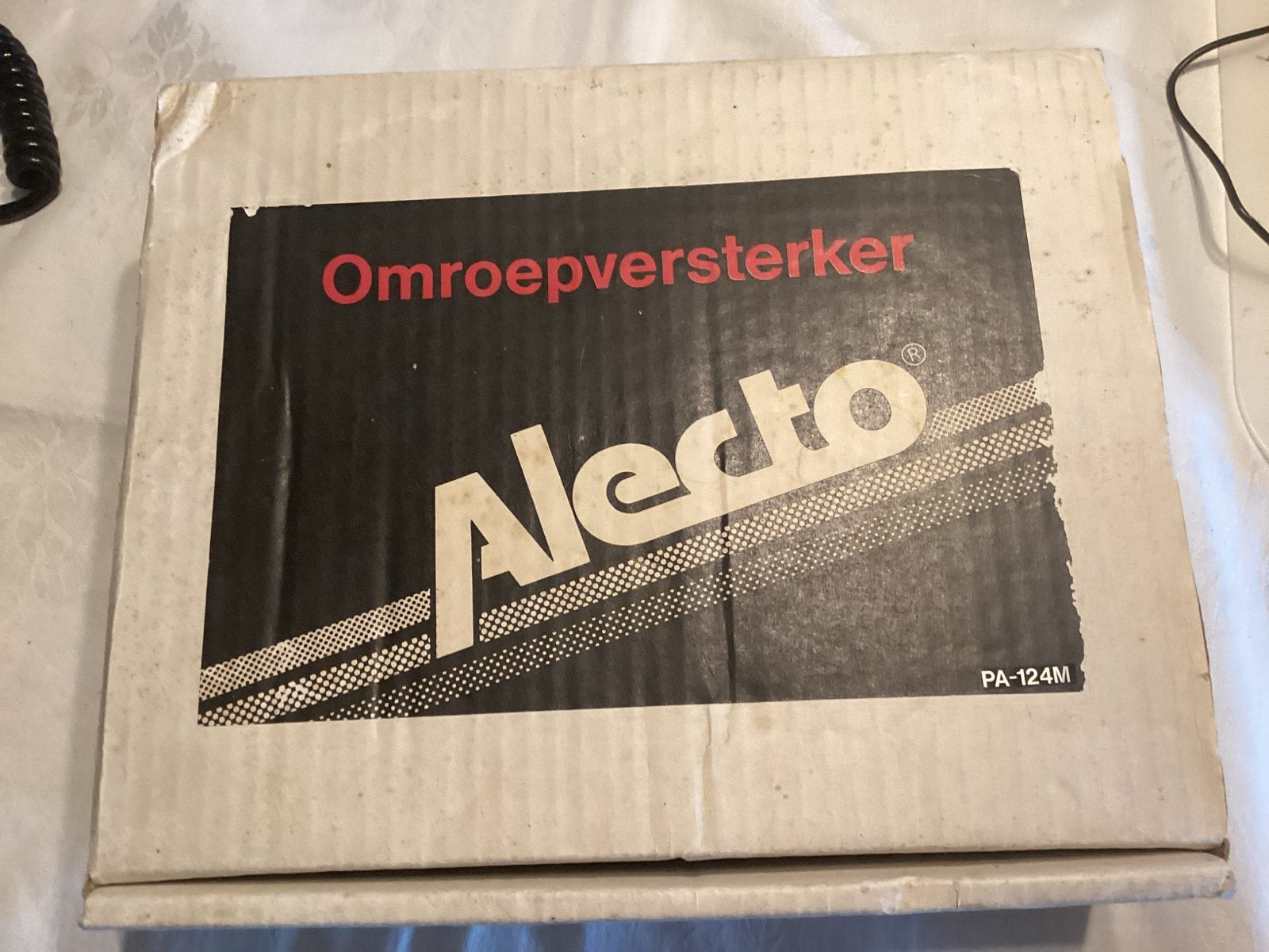 Alecto Omroepversterker PA-124M, Audio, Tv en Foto, Overige merken, Ophalen of Verzenden, Minder dan 60 watt, Gebruikt