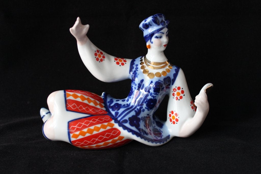 Vintage Korosten USSR porseleinen figurine, Ophalen of Verzenden