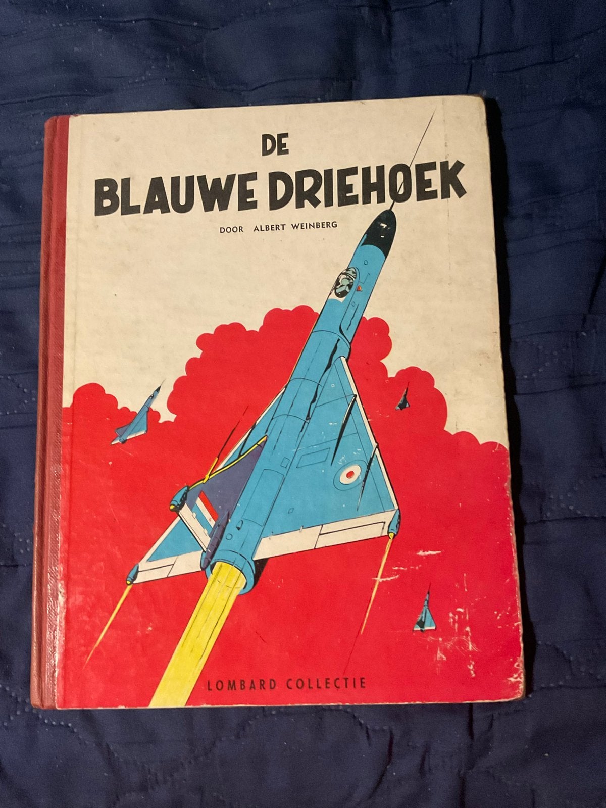 Dan Cooper De blauwe driehoek Lombard Collectie, Boeken, Eén stripboek, Ophalen of Verzenden, Zo goed als nieuw