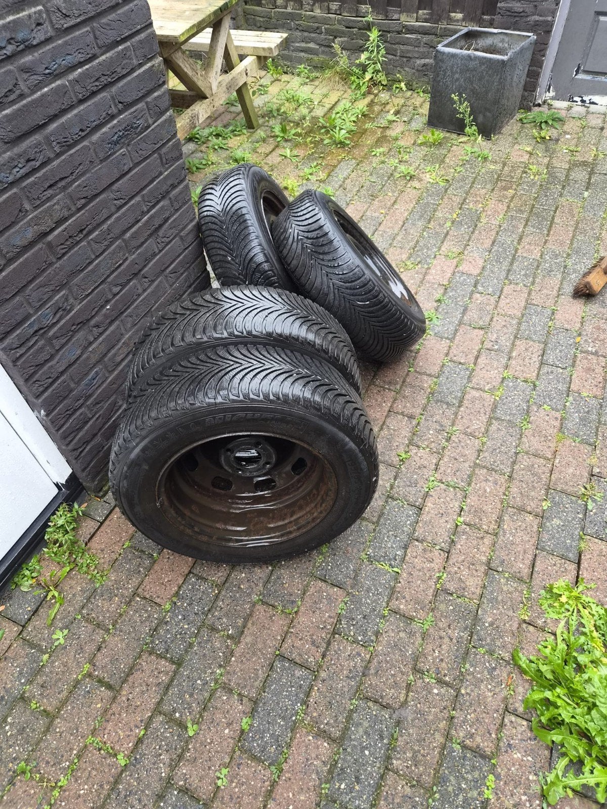 winterbanden, Ophalen, Gebruikt