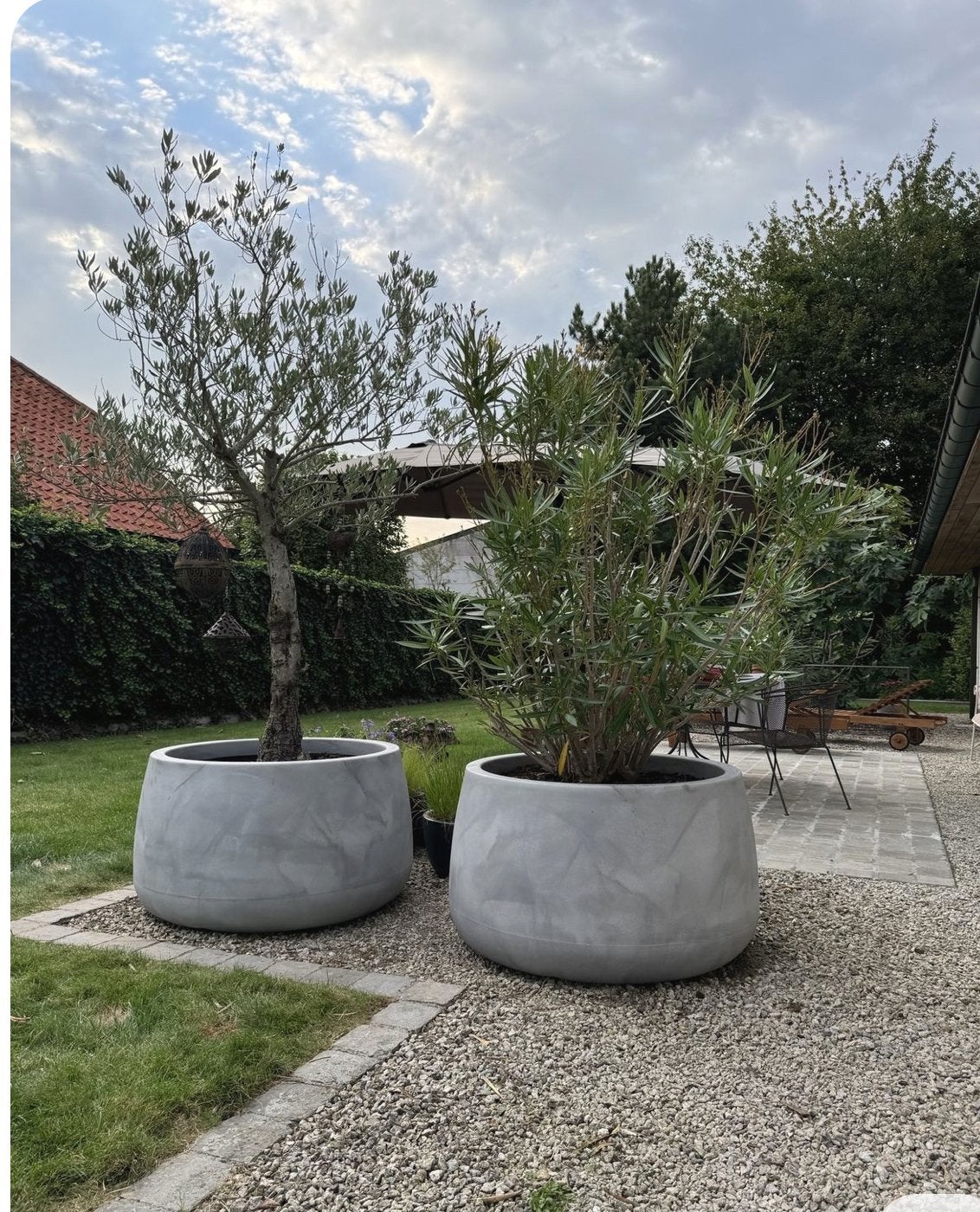 Grote ronde pot plantenbak voor buiten, Tuin en Terras, Balkon, Rond, Ophalen of Verzenden, Zo goed als nieuw