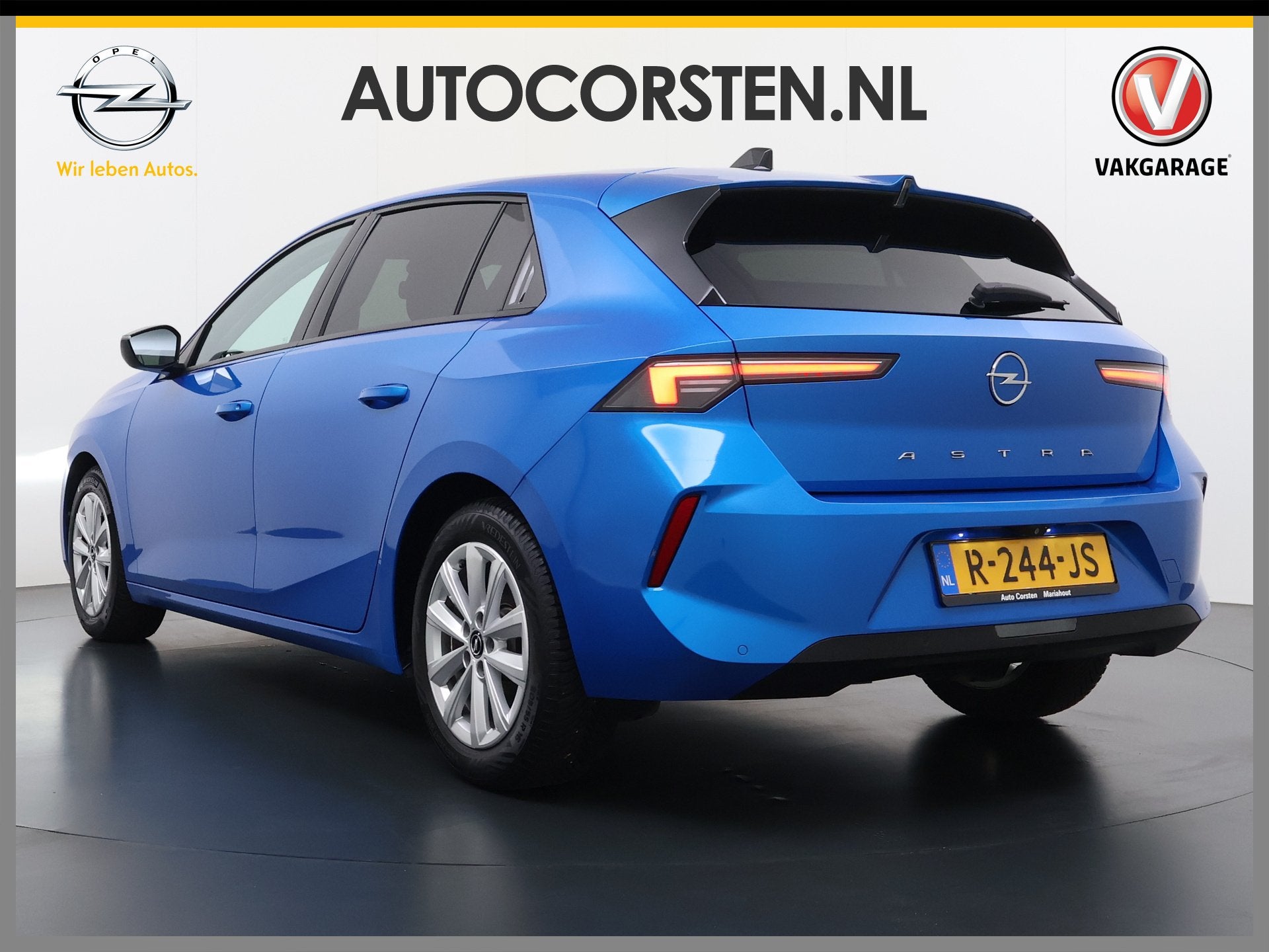 Opel Astra 131PK 5Drs AGR-Comfort Stoel Adap.Cruise 360°Cam, Voorwielaandrijving, Stof, Blauw, Origineel Nederlands