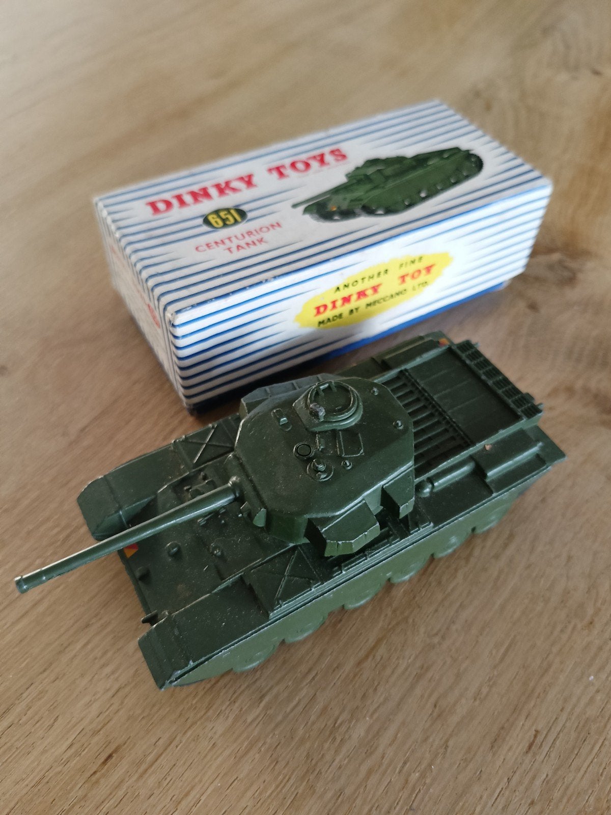 Dinky Toys 651 Centurion Tank met originele doos, Ophalen of Verzenden, Huis en Inrichting