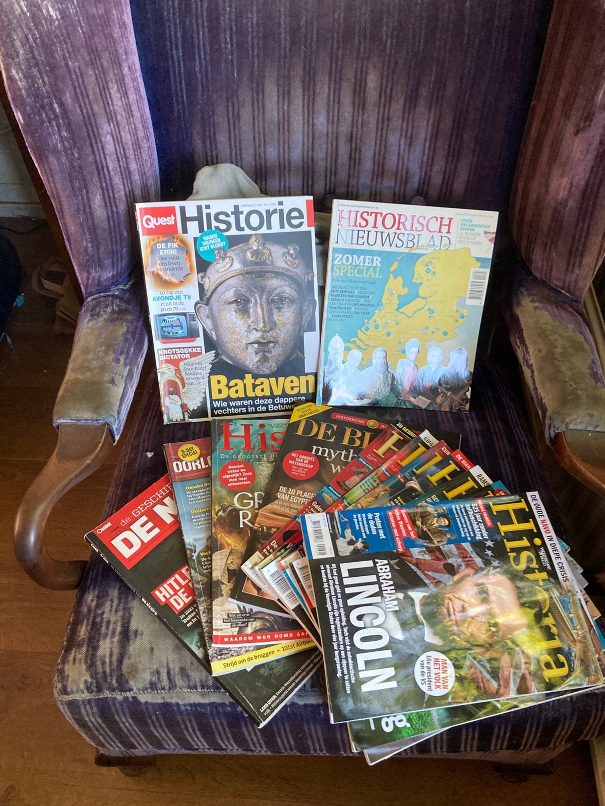 Stapel van 14 geschiedenis tijdschriften, Ophalen of Verzenden, Zo goed als nieuw