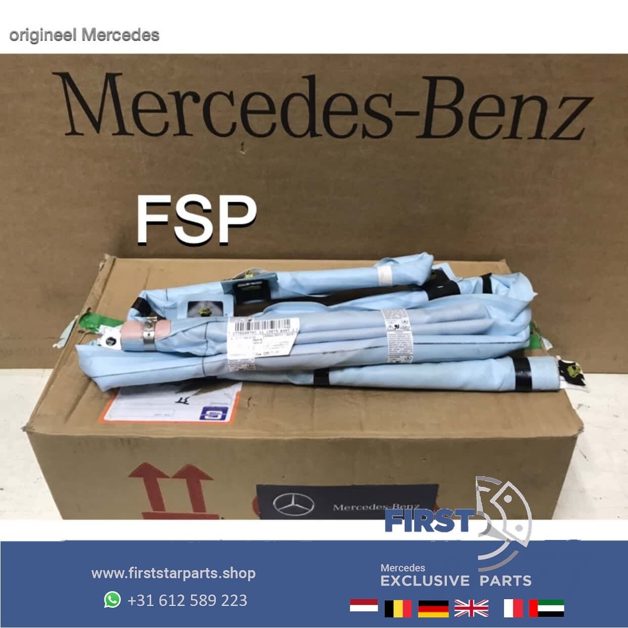 W177 DAK AIRBAG HEMEL LINKS / RECHTS Mercedes A Klasse 2018-, Gebruikt, -, Ophalen of Verzenden, -