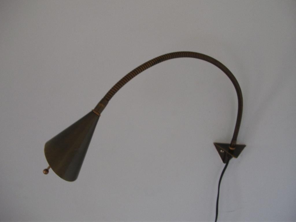 Wandlampje, Ophalen of Verzenden, Gebruikt, Metaal