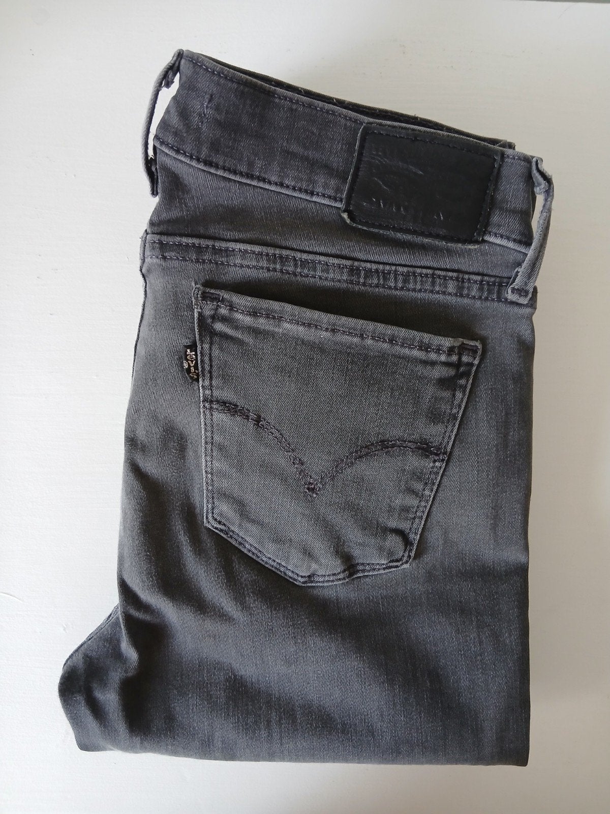 levi's skinny jeans zwart W28L30, model 710, Ophalen of Verzenden