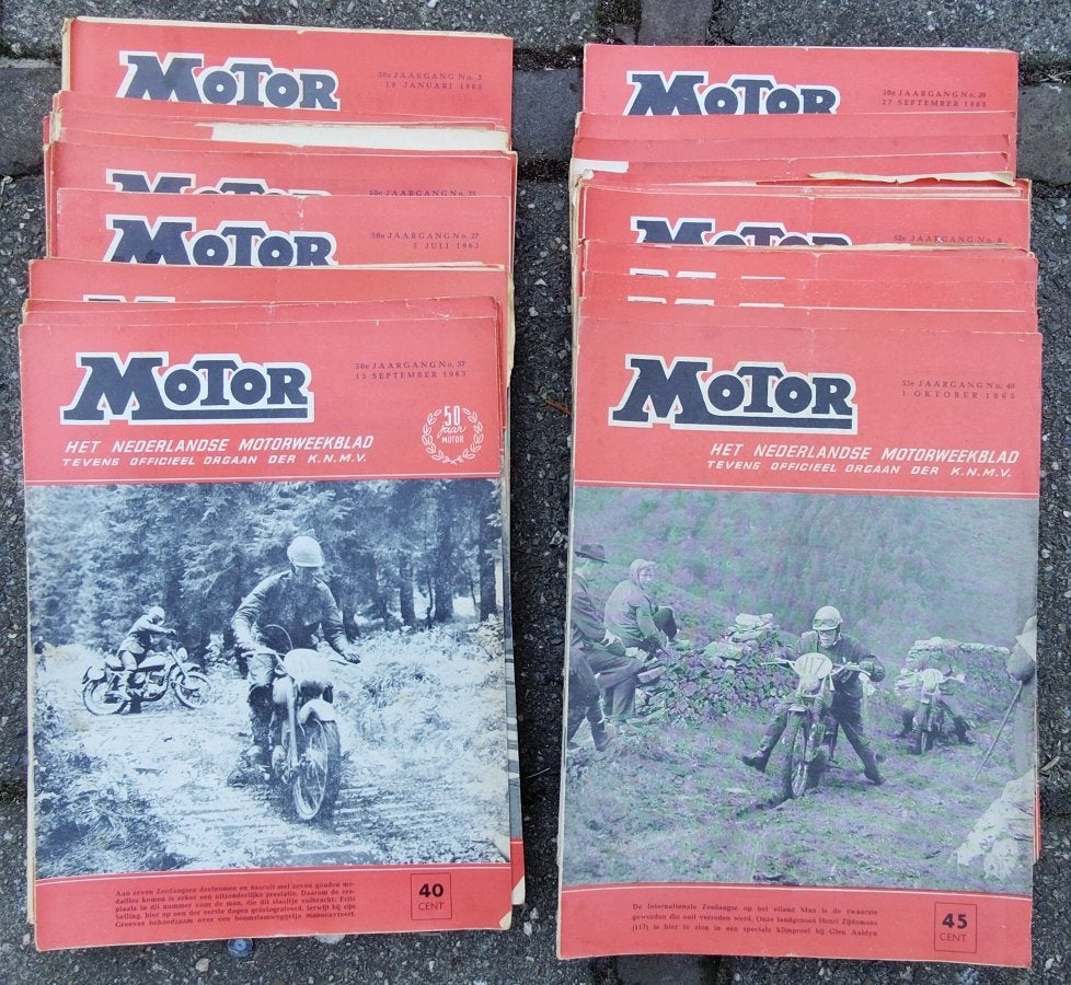 oude motorbladen, Ophalen of Verzenden, Gelezen, Algemeen