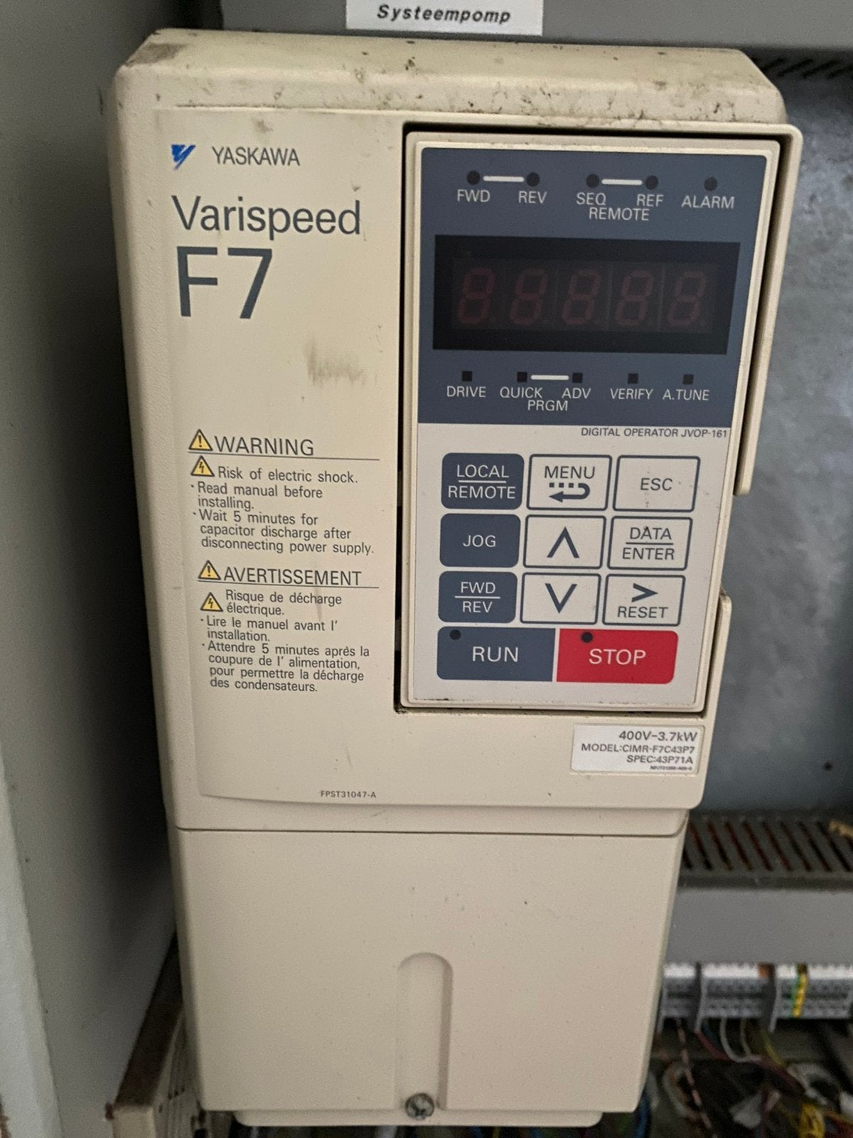 Frequentie regelaar, Ophalen