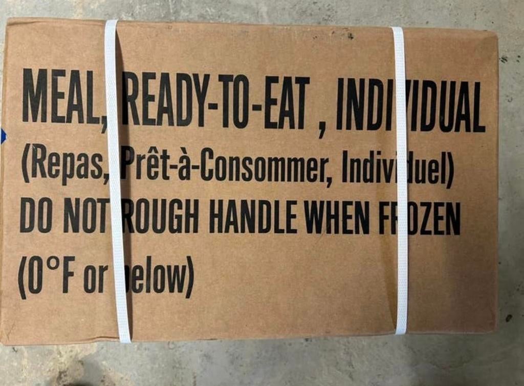 US Army MRE Rantsoenen doos, Verzenden, Landmacht, Amerika