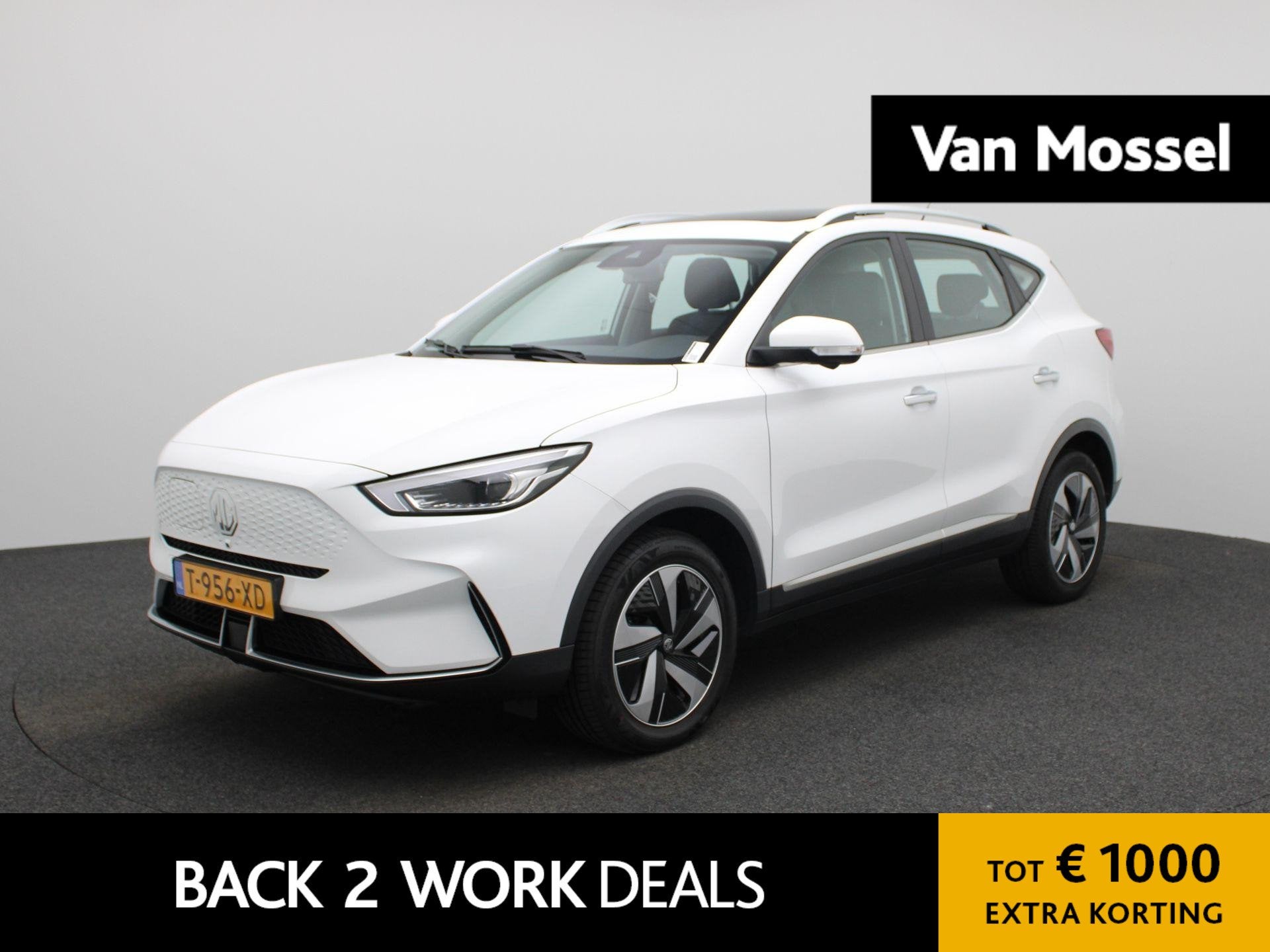 MG MG ZS EV EV Long Range Luxury 70 kWh | SOH 100% | PANORAM, Auto's, MG, 12 maanden, Gebruikt, ZS, Wit