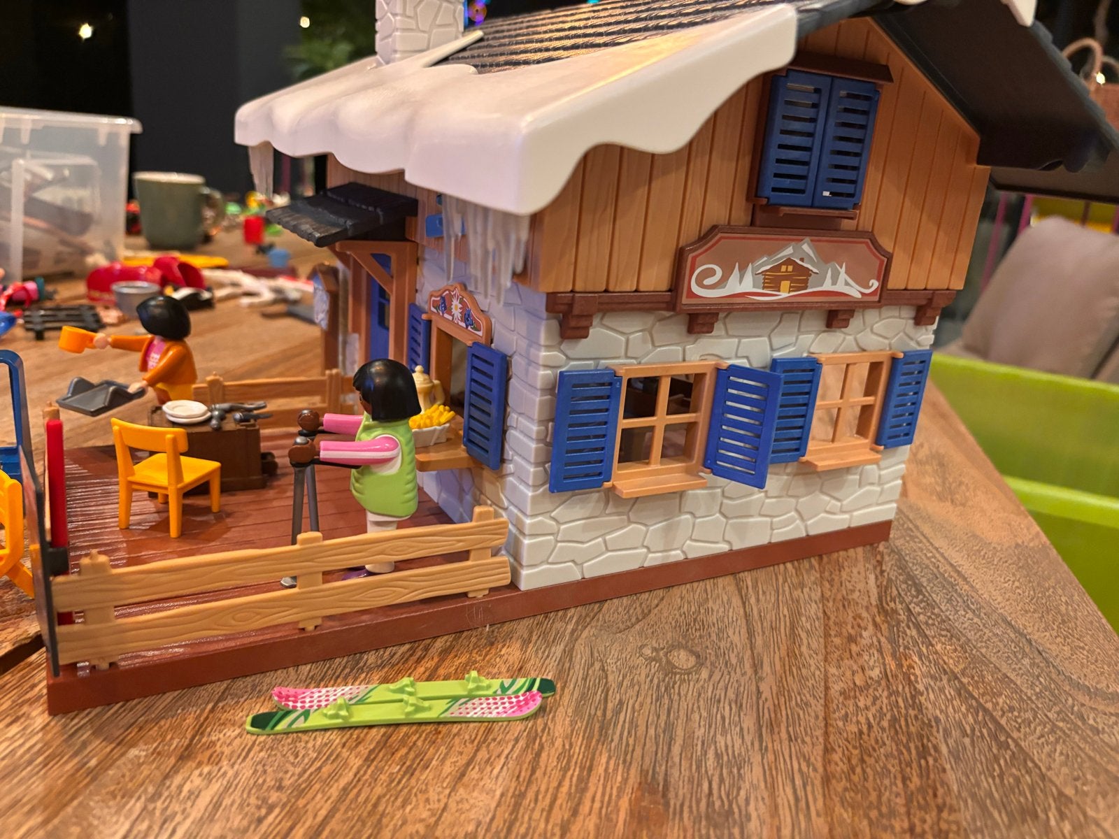 Playmobil Skihut 9280 - Winterplezier in de Alpen, Ophalen, Gebruikt, Gebouw, Complete set