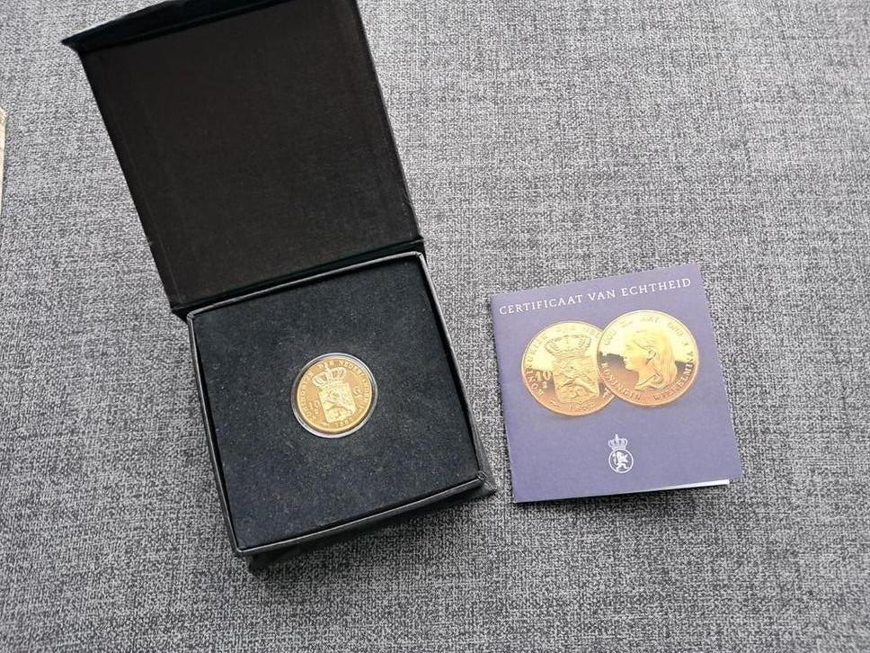 Herslag Gouden 10 Gulden Munt Koningin Wilhelmina, Postzegels en Munten, Munten | Nederland, Koningin Wilhelmina, Losse munt, 10 gulden