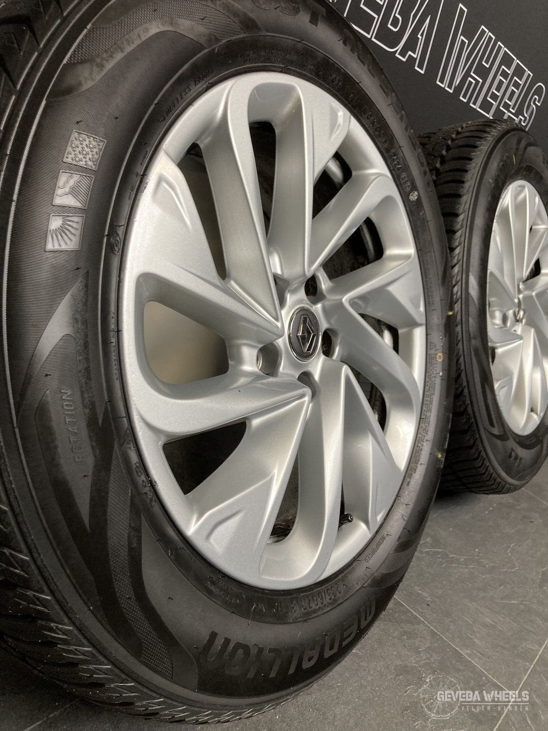 18” originele Renault Espace 5 V velgen + allseason banden, 18 inch, Gebruikt, -, -