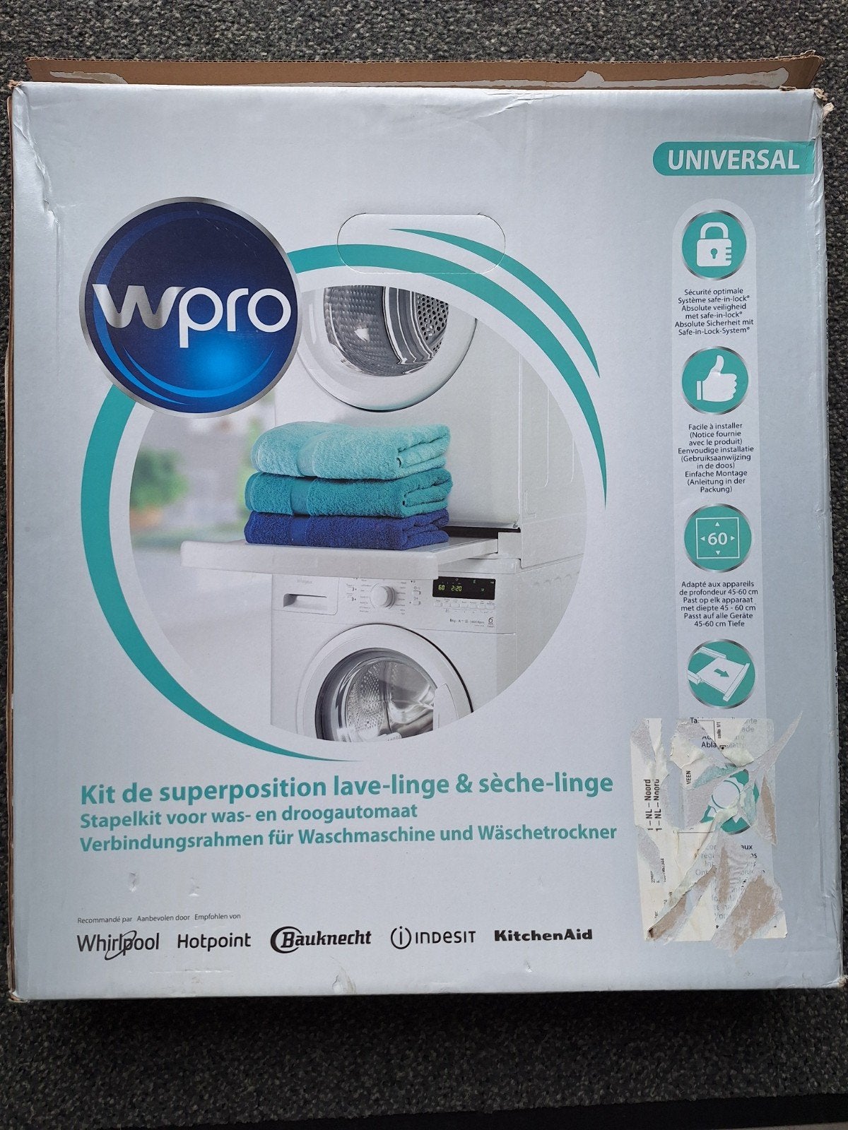 stapelset Wpro SKS101, Ophalen, Minder dan 1200 toeren, Minder dan 85 cm, Minder dan 4 kg