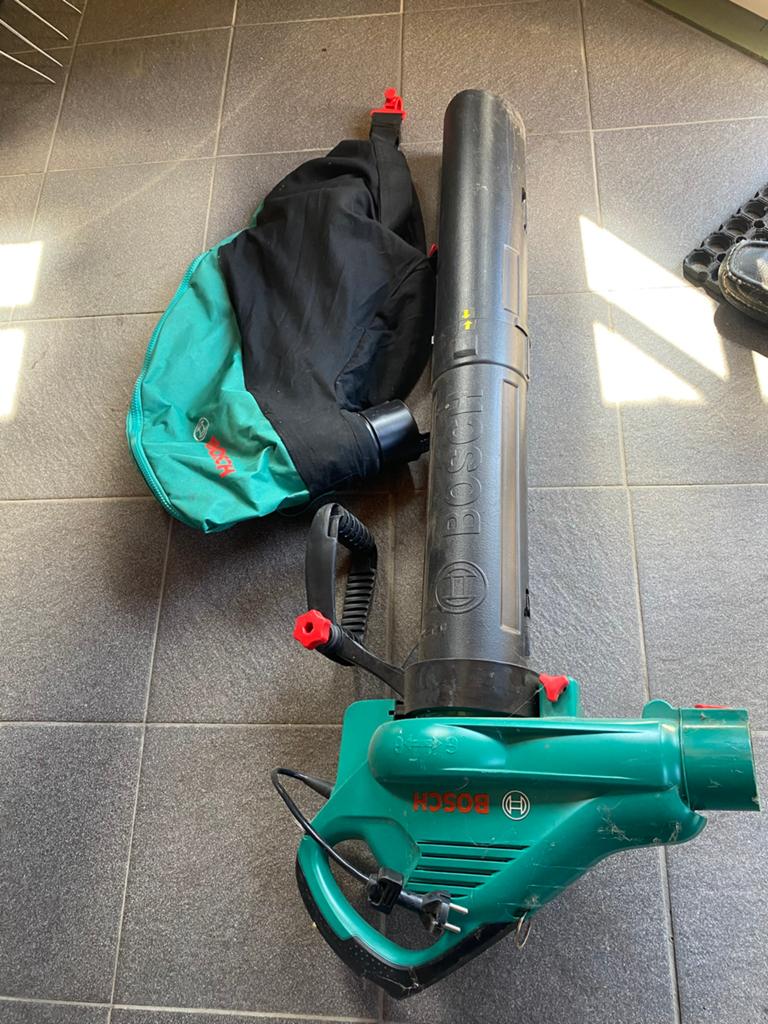 Bosch bladblazer-zuiger, Ophalen of Verzenden, Zo goed als nieuw, Elektrisch