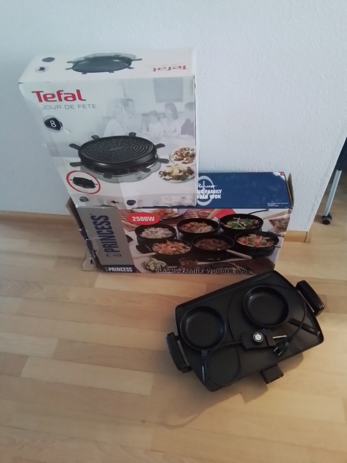 3x Gourmet Grill: Tefal, Princess, Bestron - Compleet 20 eur, Ophalen of Verzenden, 4 t/m 7 personen