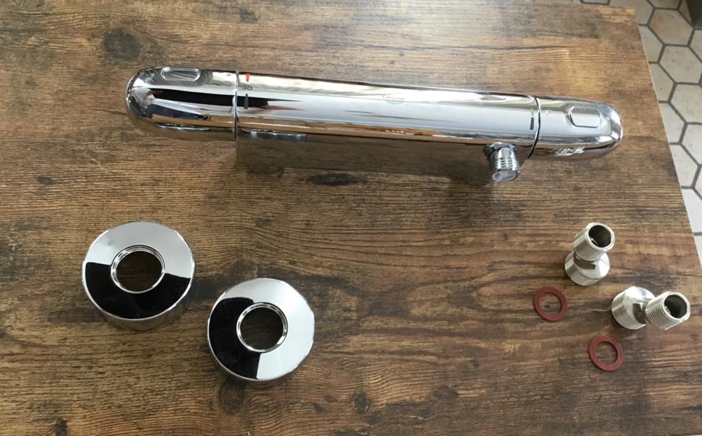 Grohe douchethermostaat chrome, Ophalen of Verzenden, Zo goed als nieuw, Chroom, Kraan