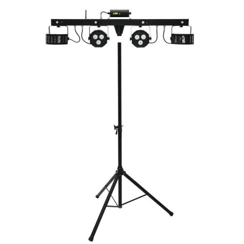 EUROLITE Set LED KLS Laser Bar FX + M-3 Speaker-system stand, Geluidgestuurd, ., Nieuw, Ophalen of Verzenden