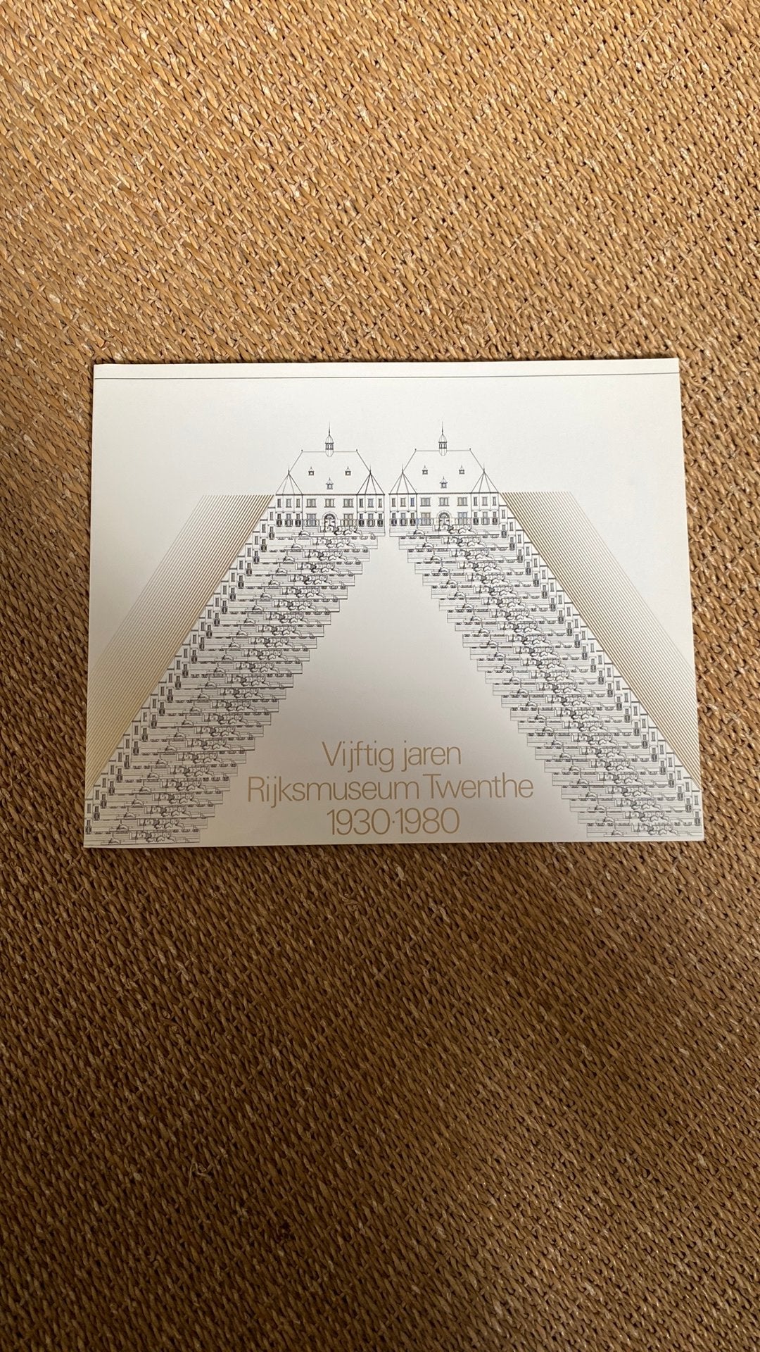 Brochure Rijksmuseum Twenthe Enschede, Boeken, Ophalen of Verzenden, Zo goed als nieuw